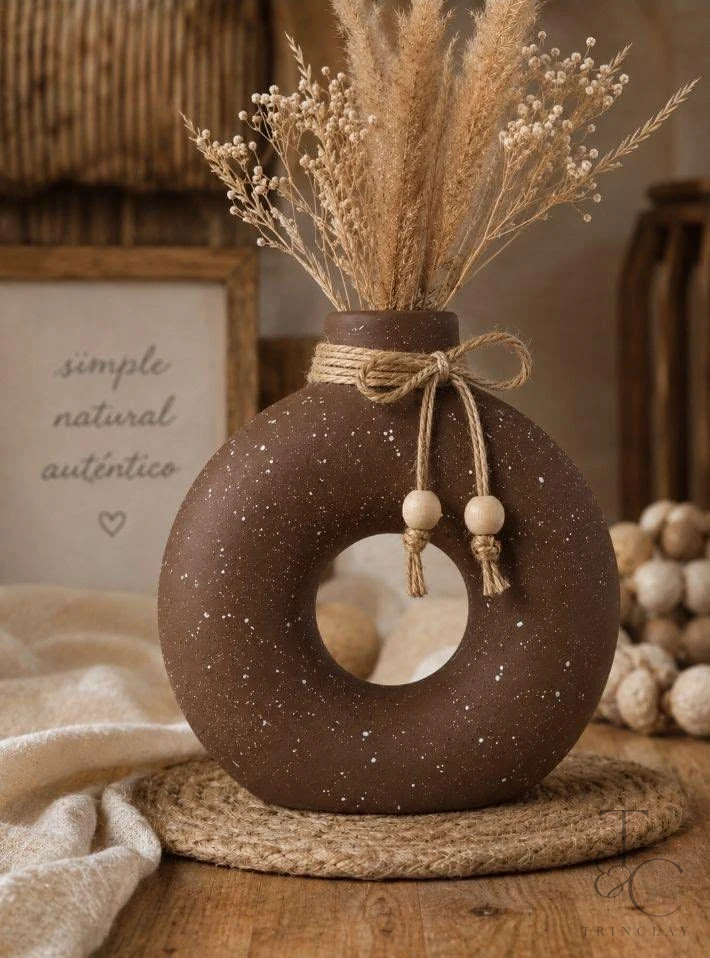 1pc small donut vase