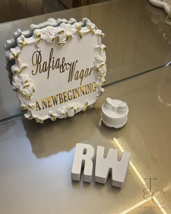Ring plaque for special day
